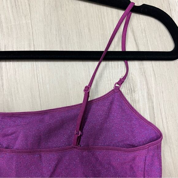 NWOT vintage y2k Victorias Secret tank in metallic purple sz S - Picture 10 of 13